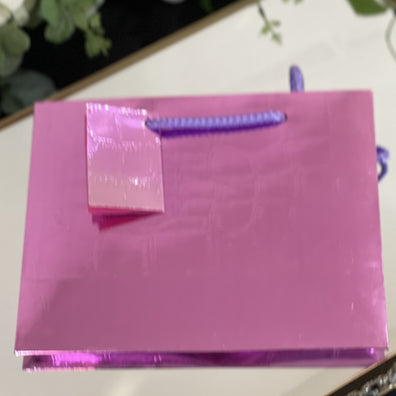 Metallic gift bags